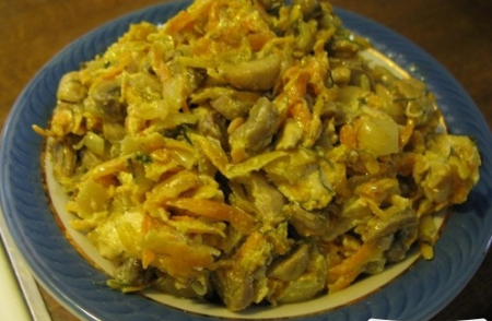 Салат "Курочка"