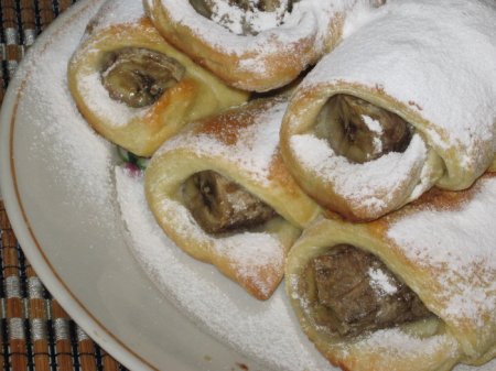 Бананы в тесте