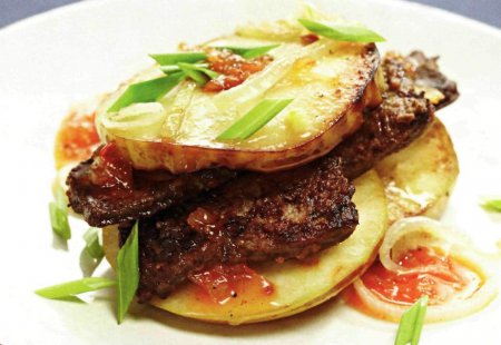 Жареная печень по-берлински