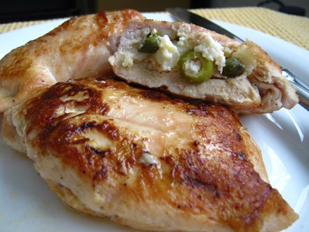 Куриные грудки с внутренностями