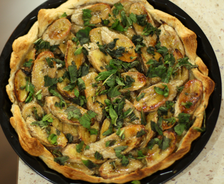 Банановый пирог