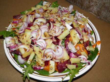 Салат из запеченных овощей