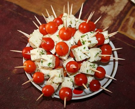 Закуска "Маринованый сыр"