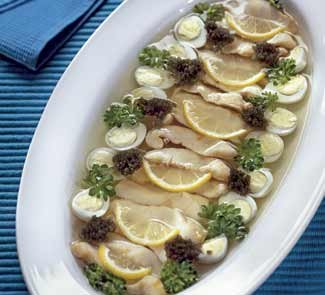 Как специализировать заливное из осетра