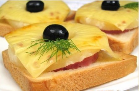 Рецепт гавайских тостов с ветчиной