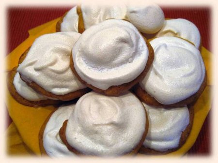 Печенье из тыквы с безе