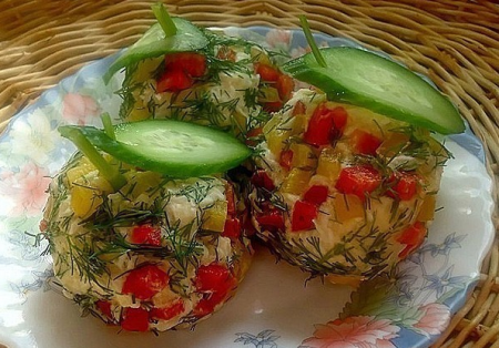 Салат "Новогодние шары"