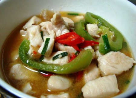 Грудинка куриная в белоснежном вине