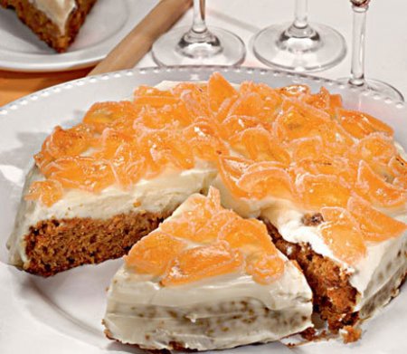 Яблочно-морковный пирог