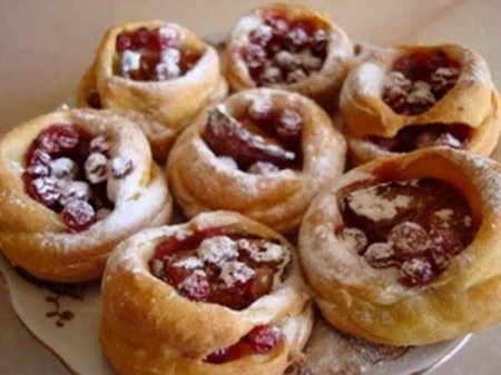 Ягодно-творожные лукошки