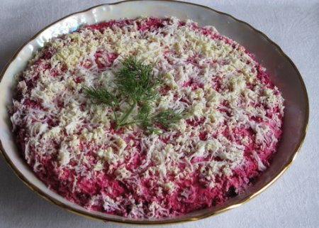 Салат из печеных грибов