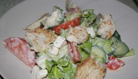 Хрустящий салат "Для дам и кавалеров"