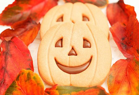 Тыквенное печенье "Джек-фонарь"