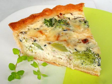 Киш с курицей и грибами