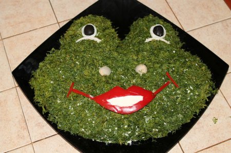 Салат "Лягушка"