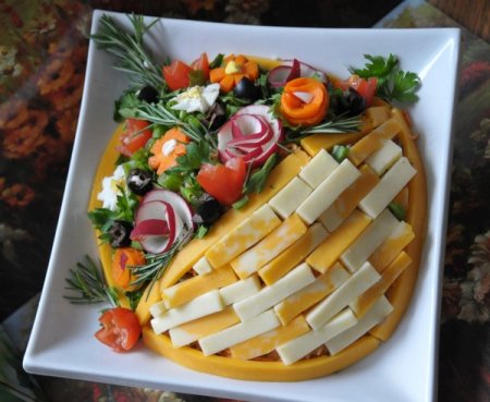 Cалат "Корзина с цветами"