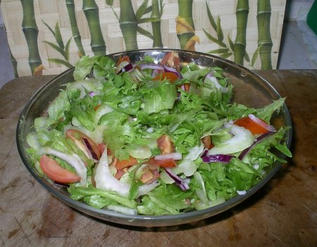 Салат "И В зимний период - Лето"