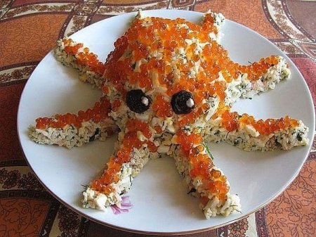 Салат "Осьминог"