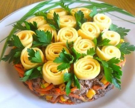 Салат "Цветочная обжорка"