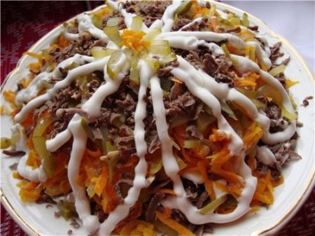 Салат "Золотое сердце"